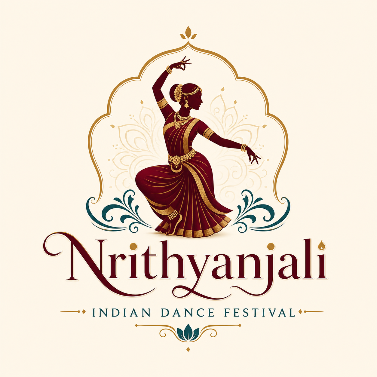 Nrithyanjali Indian Dance Festival logo